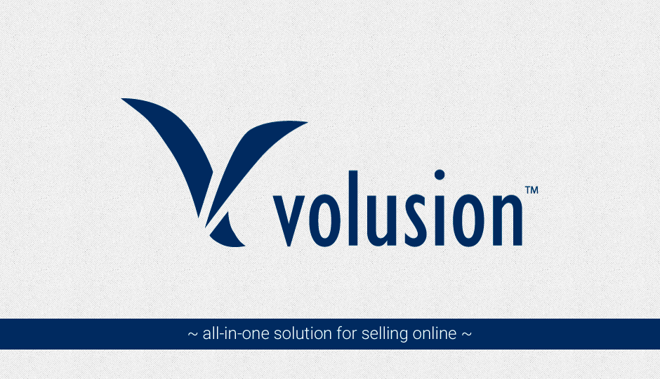 volusion - online store builder